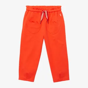 Baby Girl orange fleece pants