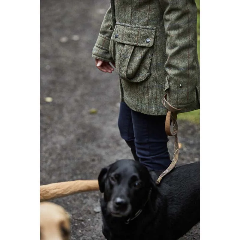 Barbour Fairfield Ladies Wool Tweed Waterproof Jacket - Gardenia