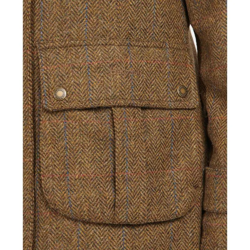 Barbour Fairfield Ladies Wool Tweed Waterproof Jacket - Honey Mustard