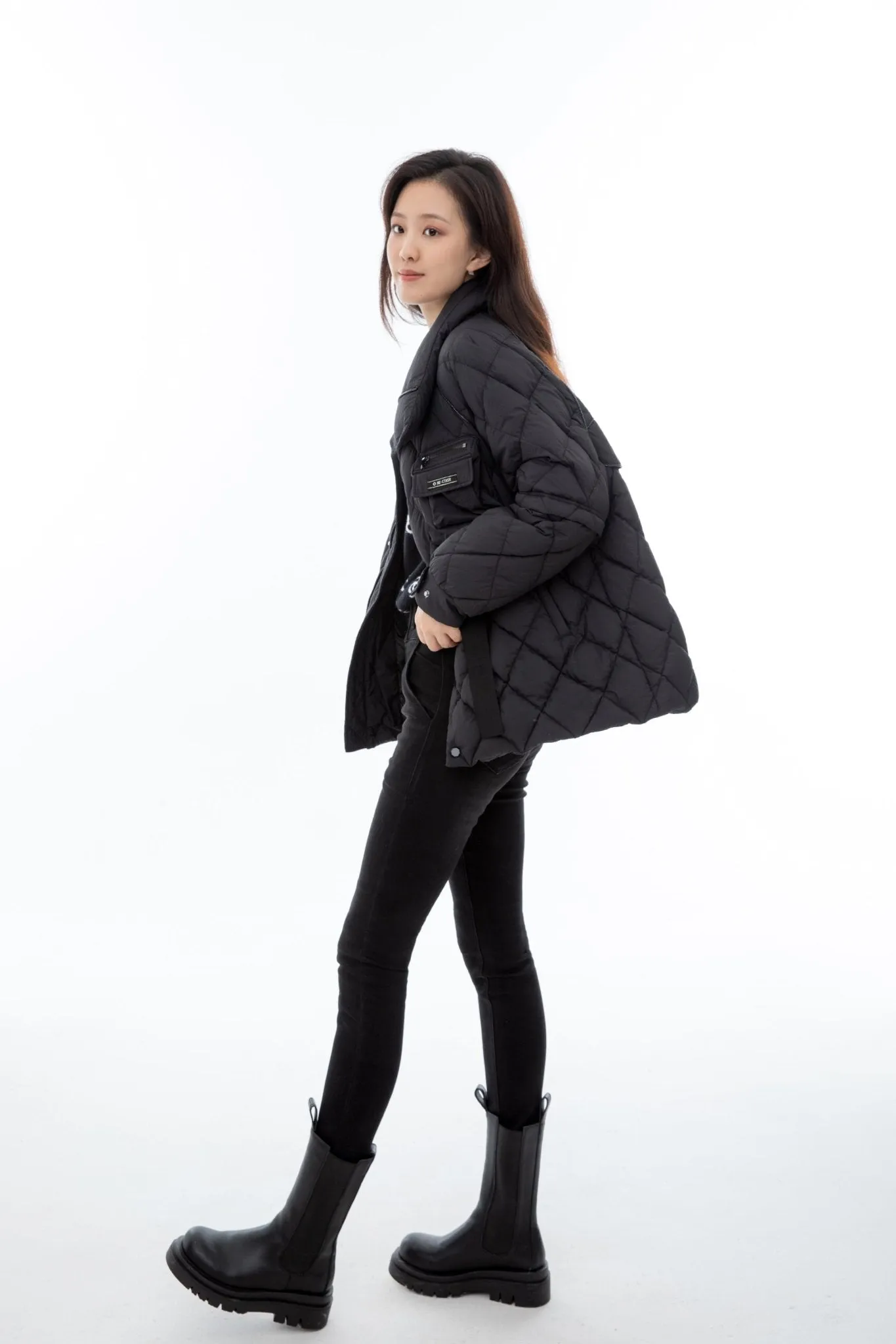 Black Lightweight Casual Down Jacket