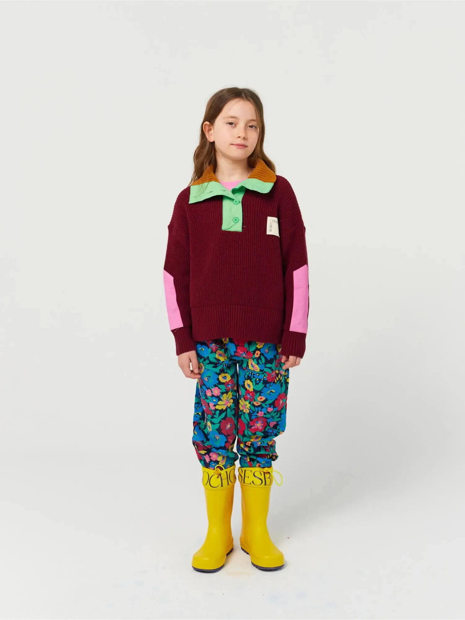 Bobo choses color block jumper