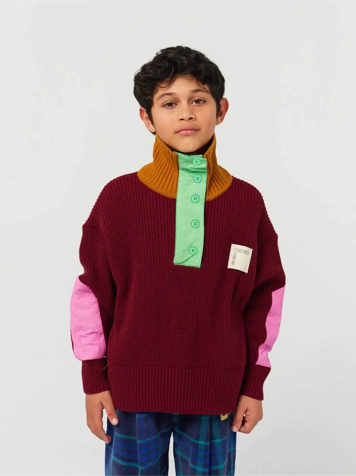 Bobo choses color block jumper