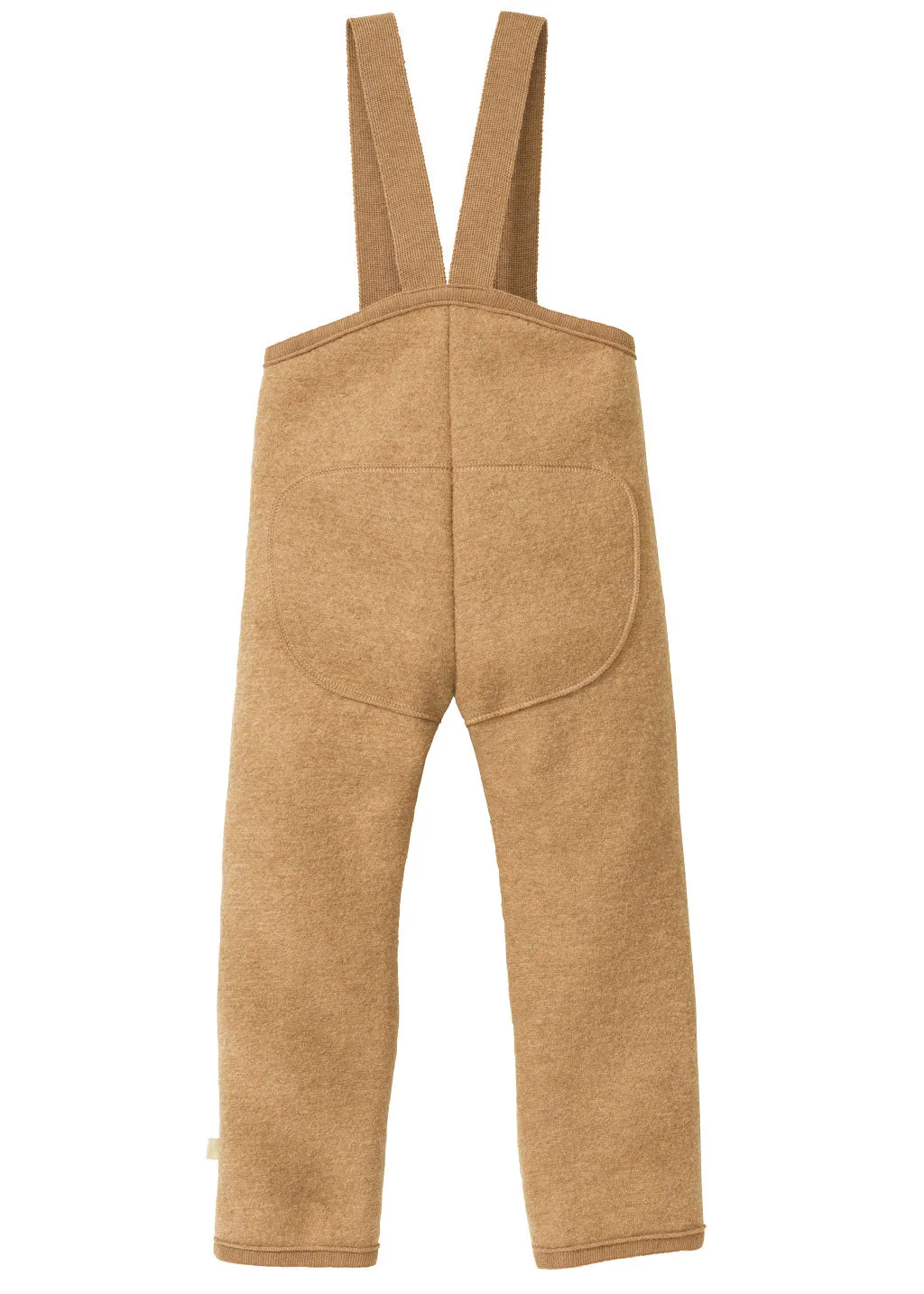 BOILED WOOL TROUSERS - caramel