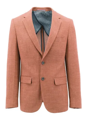 Boston Linen Wool Jacket Orange