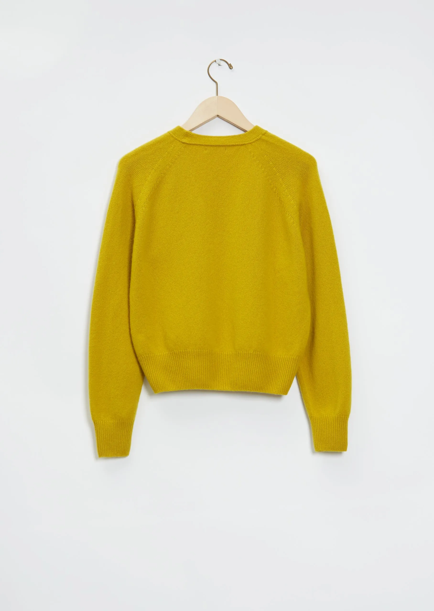 Cropped Cashmere V-Neck