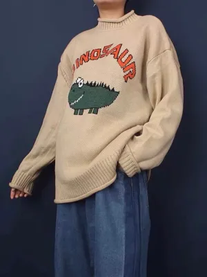 DINOSAUR KNITTED SWEATER