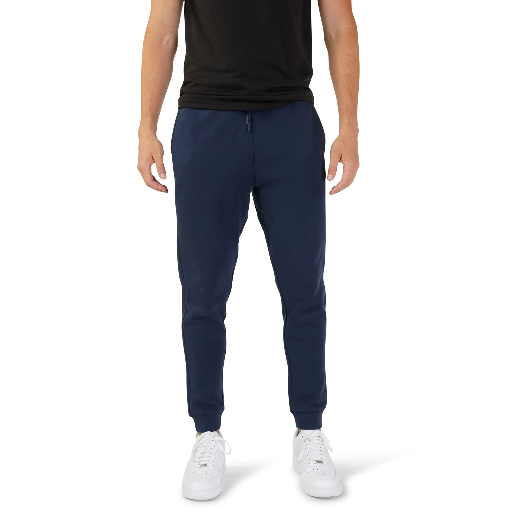 Fox Racing  Mens Fox Head Fleece Jogger Sweatpants Tapered Fit Casual Midnight