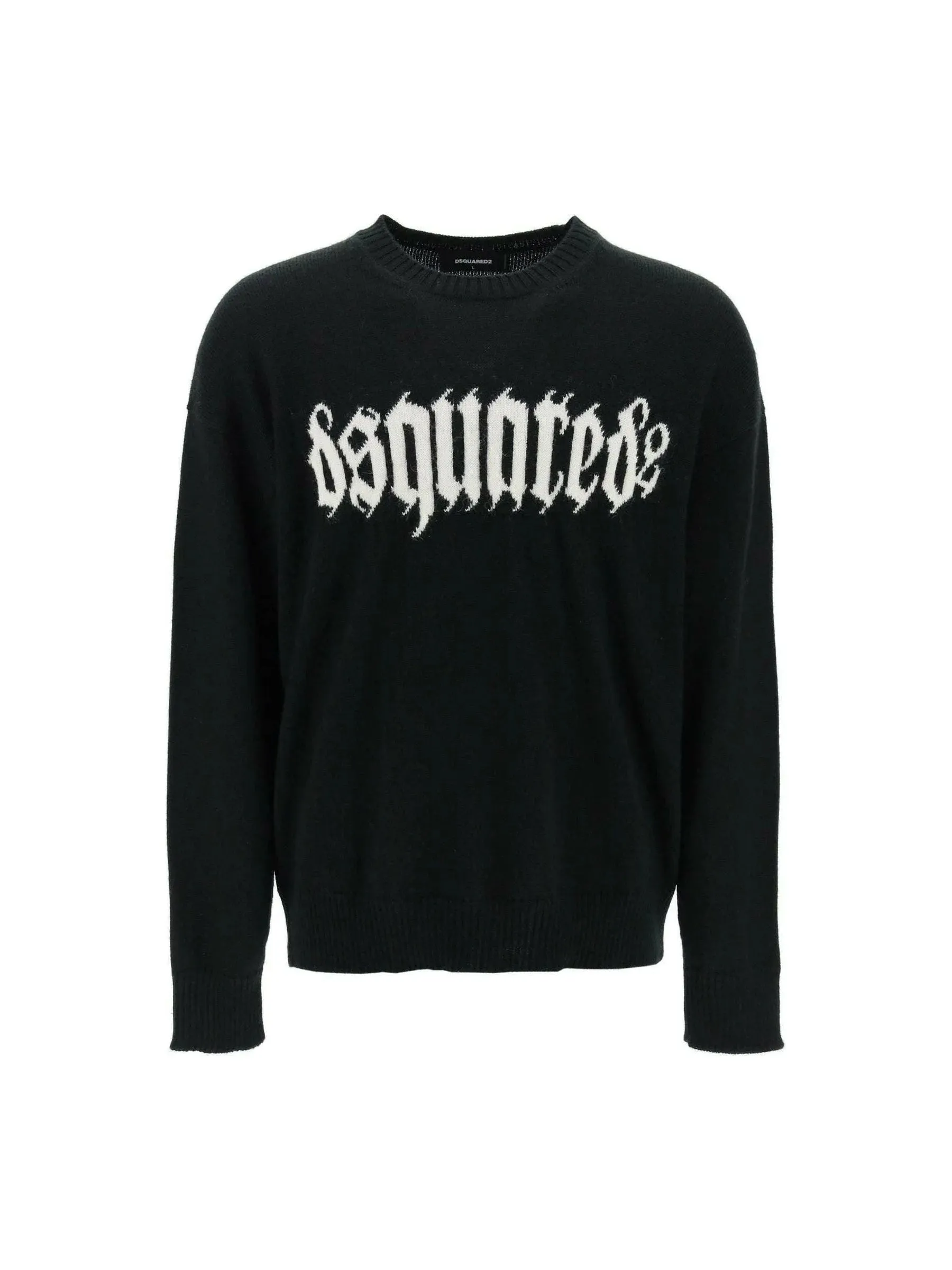 Gothic Logo Knit Sweater