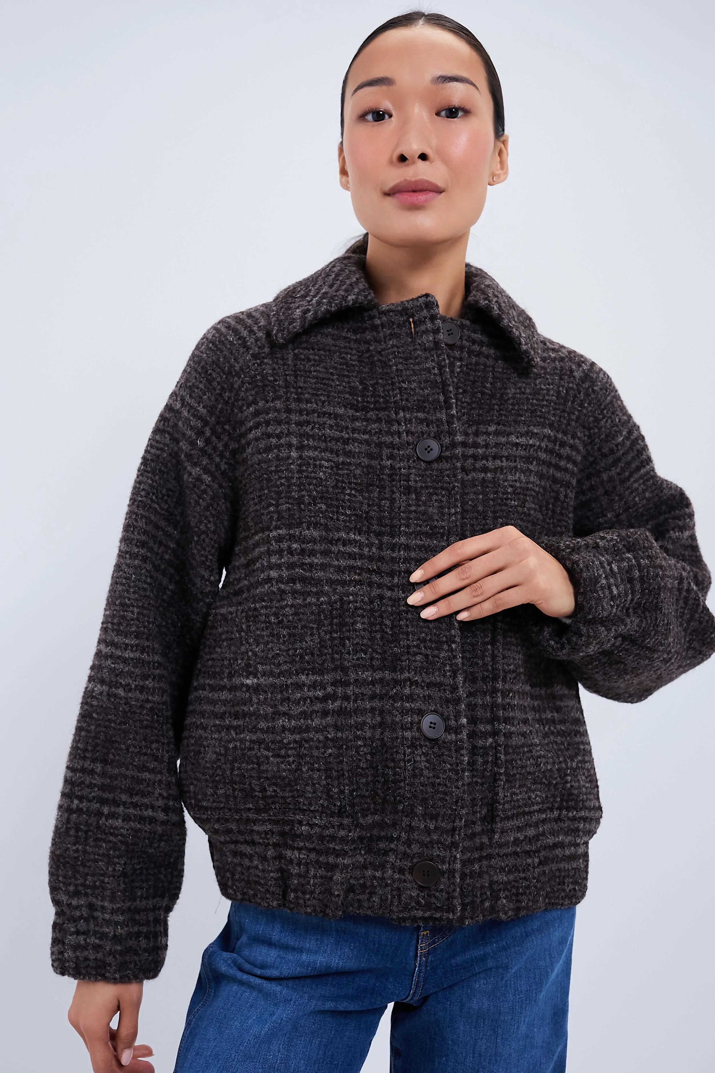 Herring Plaid Franka Bomber