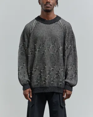 Jan-Jan Van Essche Knit #66, Anthracite /White