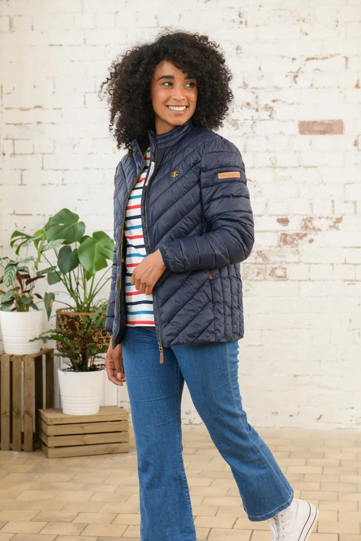 Lara Down Jacket - Navy