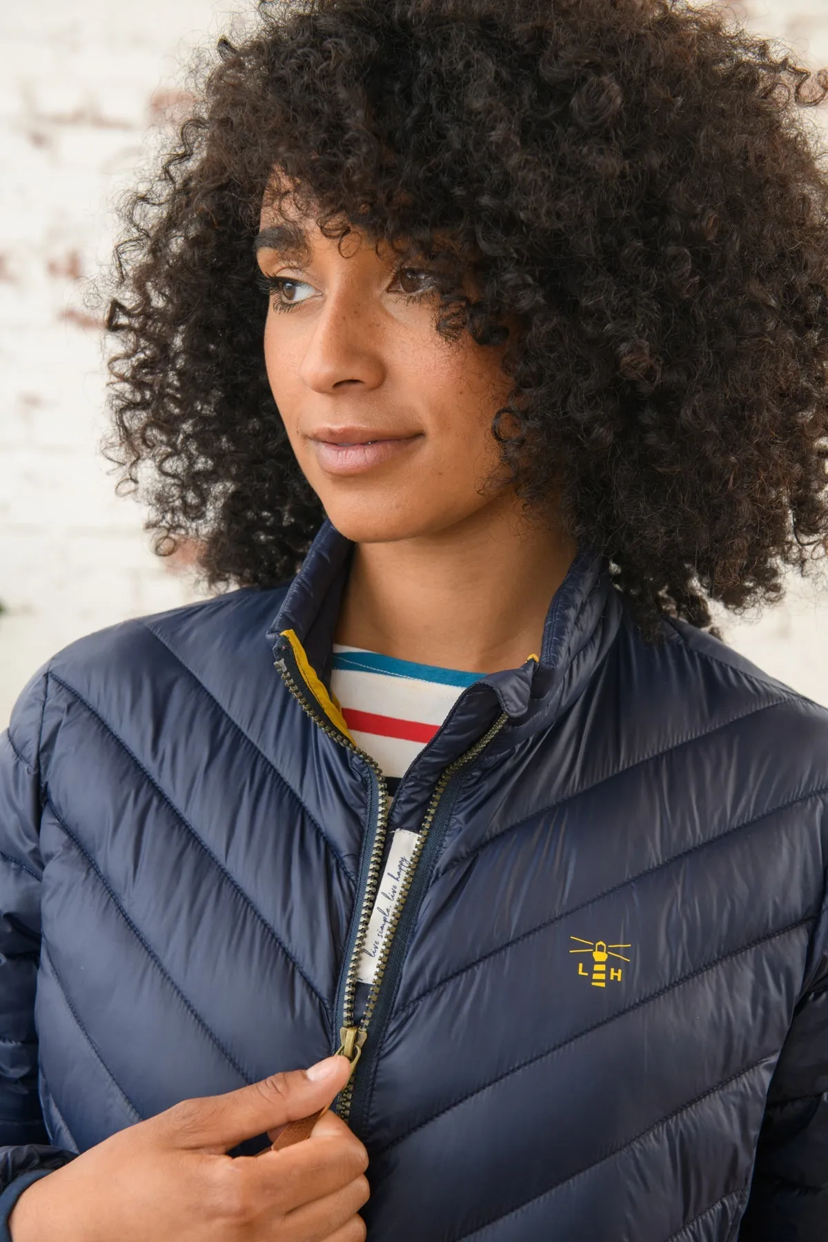 Lara Down Jacket - Navy