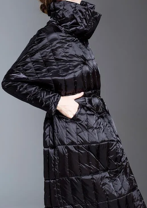 Long Loose Women Down Coat High Collar Winter Loose 90% Duck Down Jackets/2211