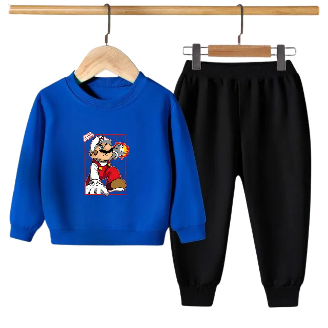 MARIO PRINTED SWEATSHIRT SET