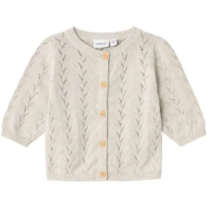 Name It Peyote Melange Banni Knit Cardigan Noos