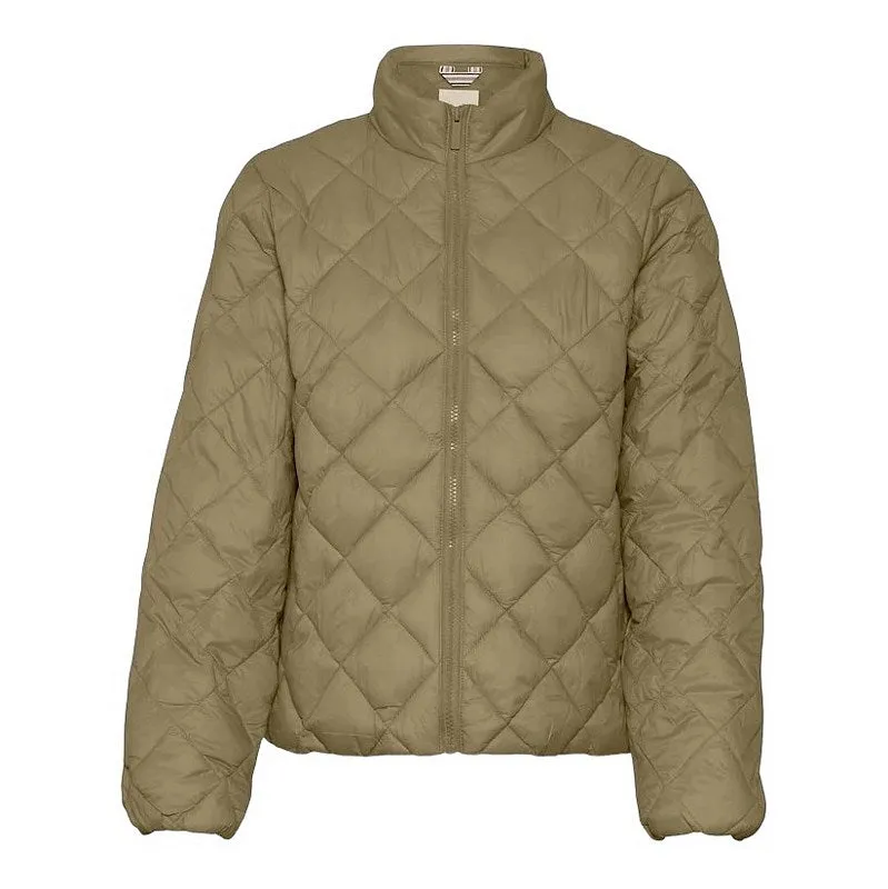 Olia Short Down Jacket Dusky Green