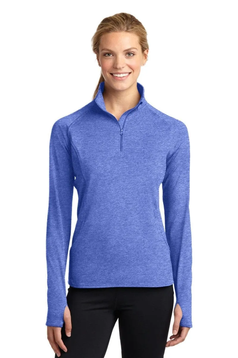 Sport-Tek Ladies Sport-Wick Stretch 1/2-Zip Pullover. LST850.