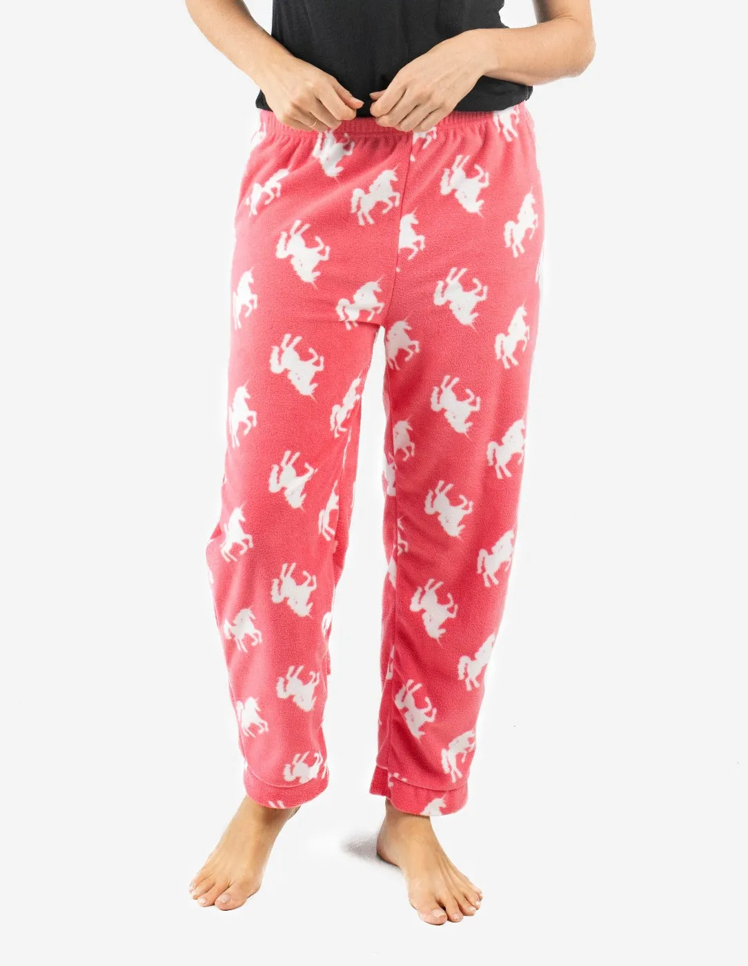 Women's Fleece Unicorn Pants