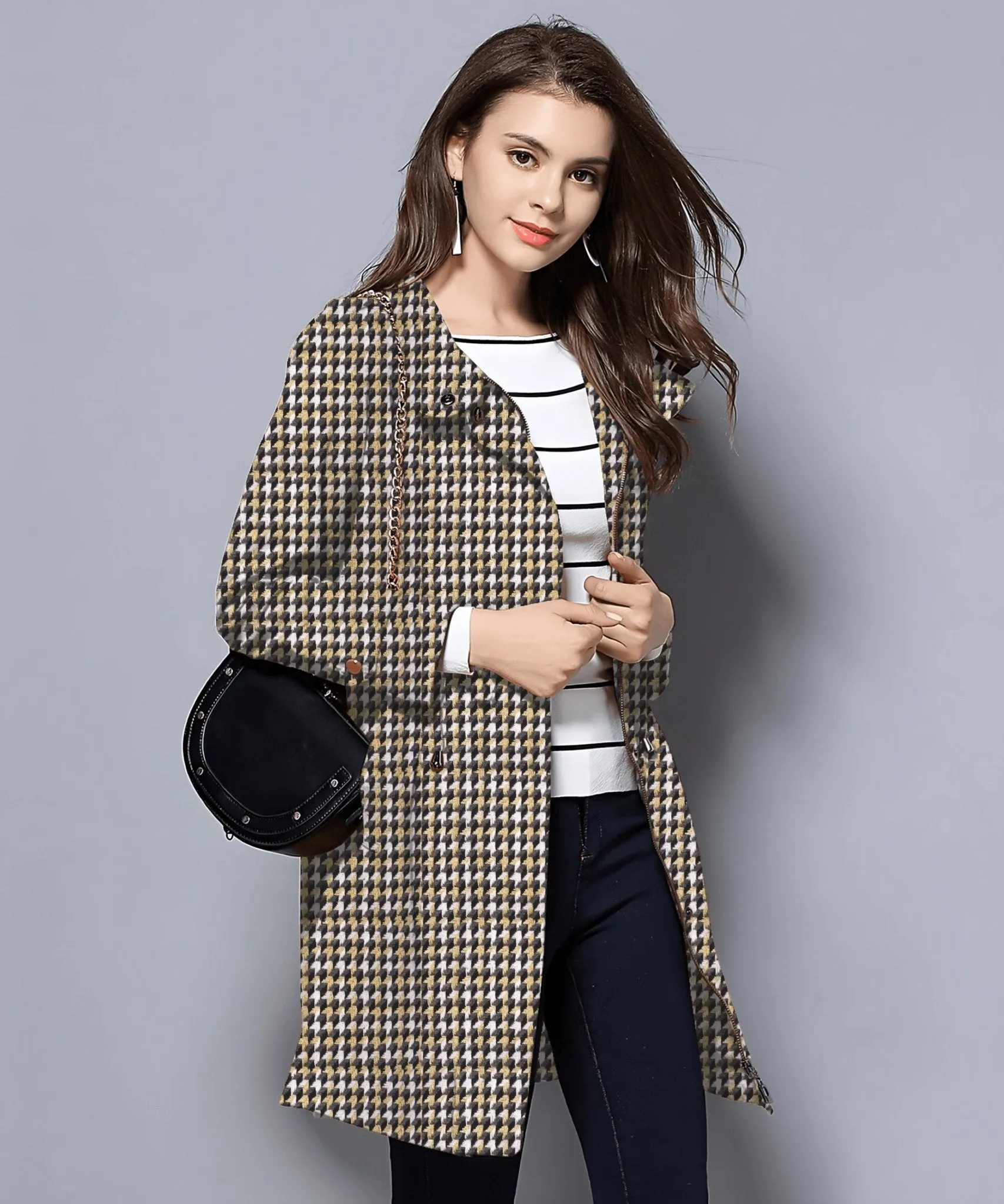 Wool Blended  Tweed fabric - GK - 6062