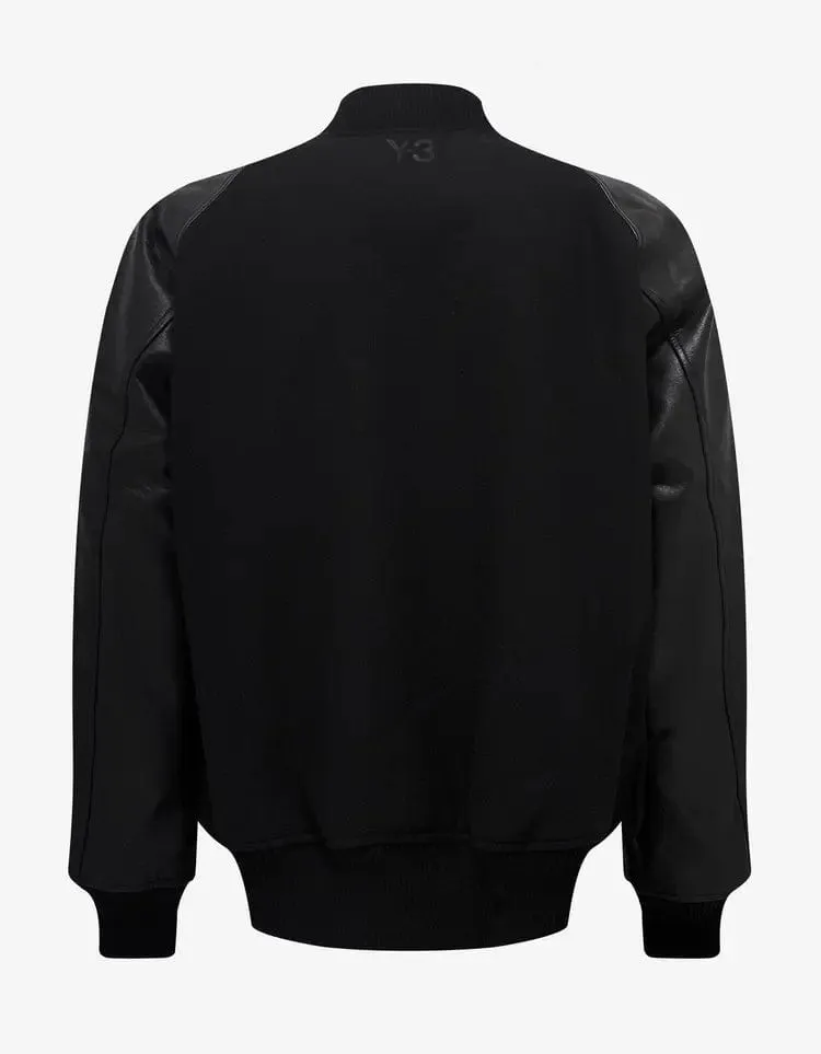 Y-3 Black Classic Varsity Jacket