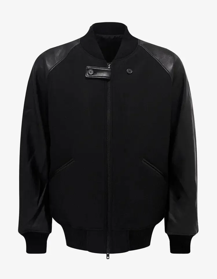 Y-3 Black Classic Varsity Jacket